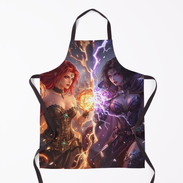 Item preview, Clash of the Enchanted Flames designed and sold by InkloreCulture.
