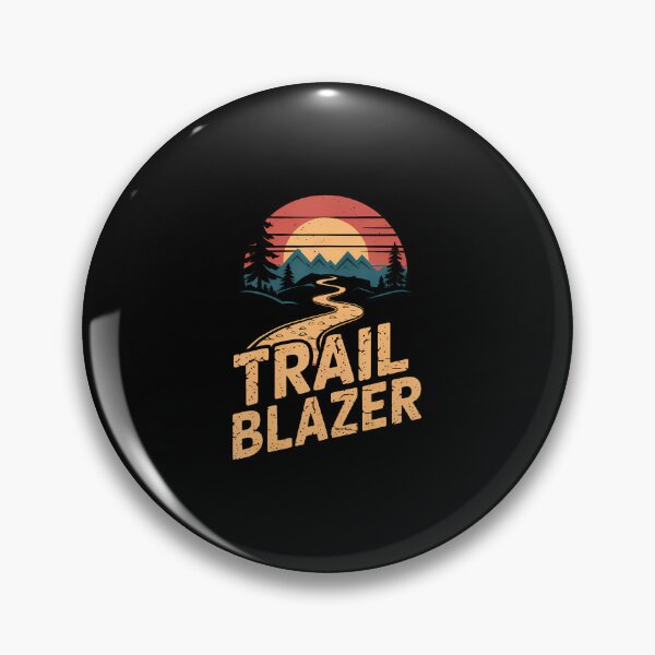 Item preview, Vintage Mountain Hiker Trail Blazer Retro Hiking Camping designed and sold by JenniferJanice.