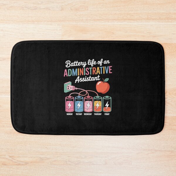 Item preview, Battery Life of an Administrative Assistant Back to School designed and sold by TechnicalSara.