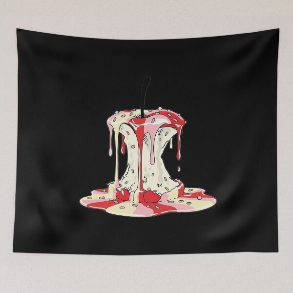 Item preview, Melting Candy Apple Core Illustration designed and sold by LashondaGreen89.