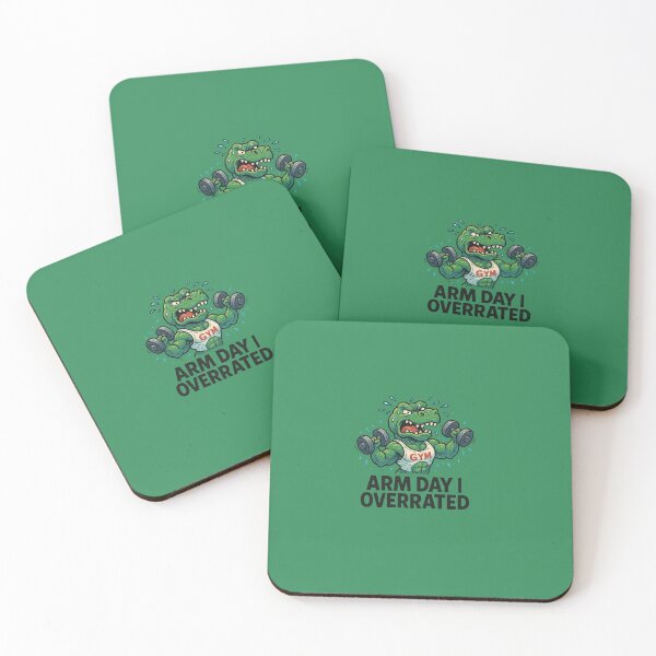 Item preview, Arm Day I Overrated Crocodile Gym Strength Humor designed and sold by Kony83.