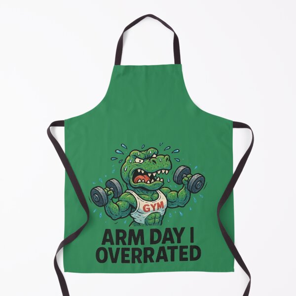 Item preview, Arm Day I Overrated Crocodile Gym Strength Humor designed and sold by Kony83.