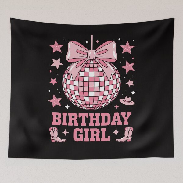 Item preview, Birthday Cowgirl Western Disco Birthday Girl Party designed and sold by BotboutiquePre.