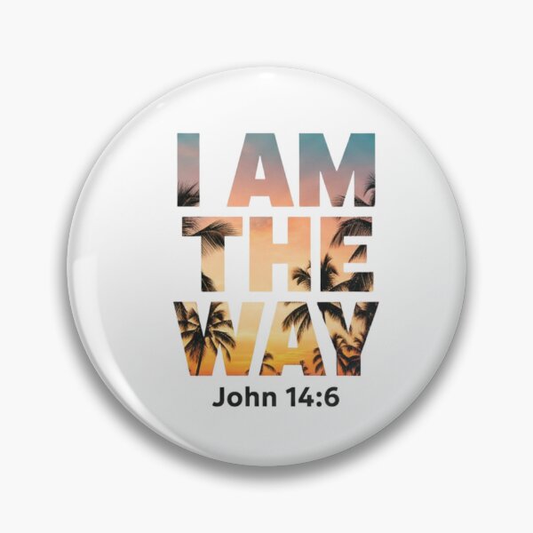 Item preview, I AM THE WAY John 14:6 Retro Typography Tee designed and sold by FitnWear.