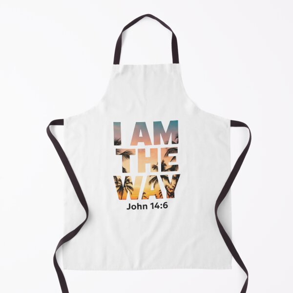 Item preview, I AM THE WAY John 14:6 Retro Typography Tee designed and sold by FitnWear.