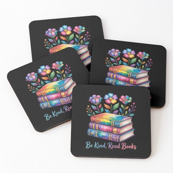 Item preview, Be Kind Read Books Rainbow-Effect Book Flower designed and sold by TechnicalSara.