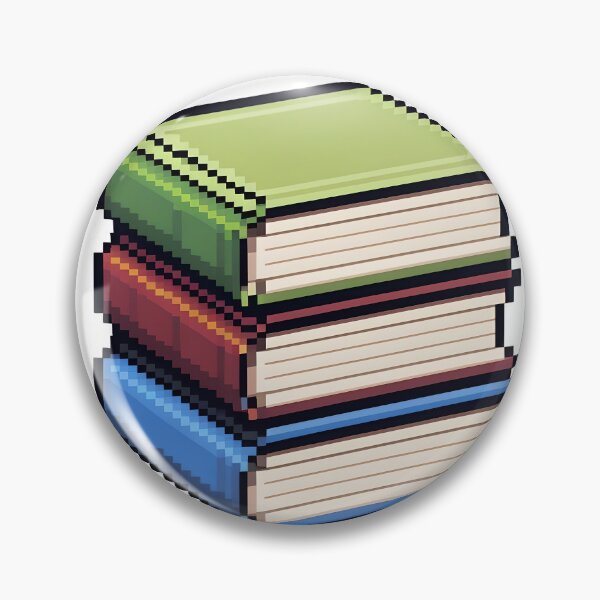 Item preview, Pixel Books Stack Education Icon designed and sold by BankMano.
