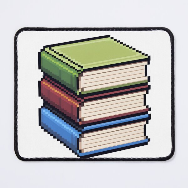 Item preview, Pixel Books Stack Education Icon designed and sold by BankMano.