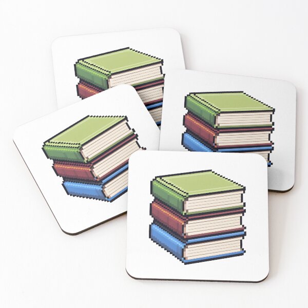 Item preview, Pixel Books Stack Education Icon designed and sold by BankMano.