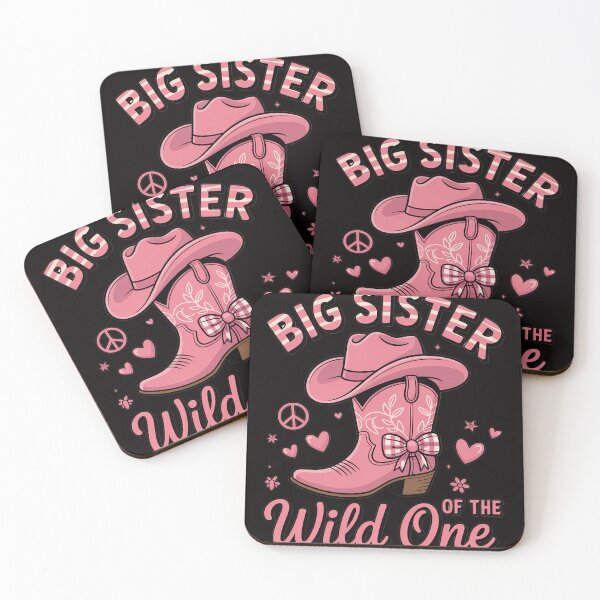 Item preview, Big Sister Of The Wild One 1St Birthday CowGirl Disco designed and sold by BotboutiquePre.