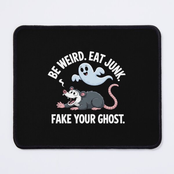 Item preview, be Weird eat Junk Fake Your Ghost Possum Halloween designed and sold by TechnicalSara.
