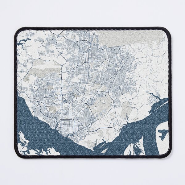 Item preview, Manaus City Map of Amazonas, Brazil - Coastal designed and sold by deMAP.