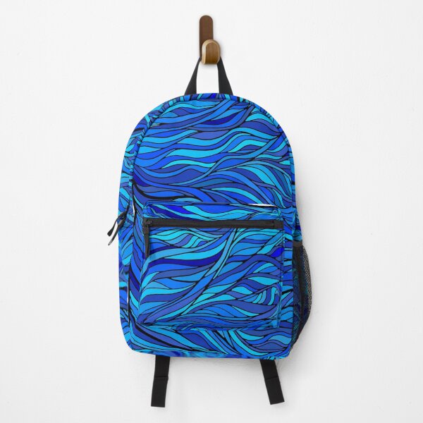 Item preview, Tidal flow - blue waves designed and sold by DaveDanchuk.