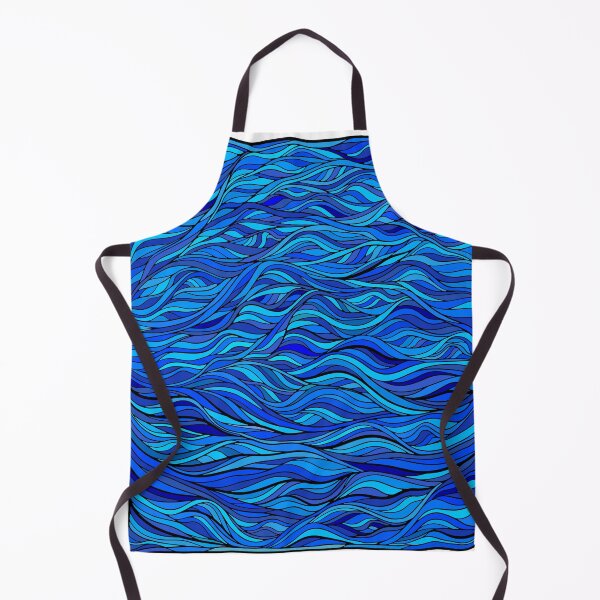 Item preview, Tidal flow - blue waves designed and sold by DaveDanchuk.