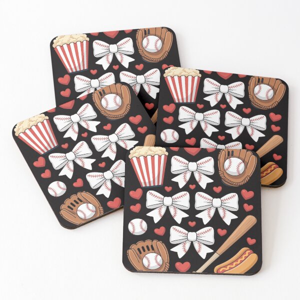 Item preview, Baseball Coquette Bow Women Girls Baseball Cheer Mom Mama designed and sold by BotboutiquePre.