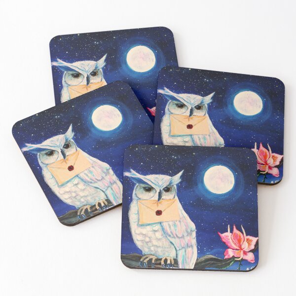 Item preview, Magic Owl - printed from original handpainted artwork designed and sold by ZiehrArt.