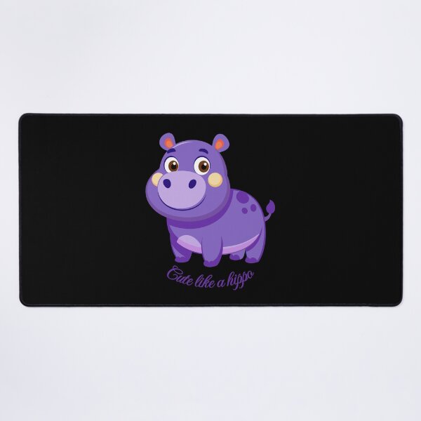Item preview, Cute Purple Hippo Cartoon designed and sold by Jirada.