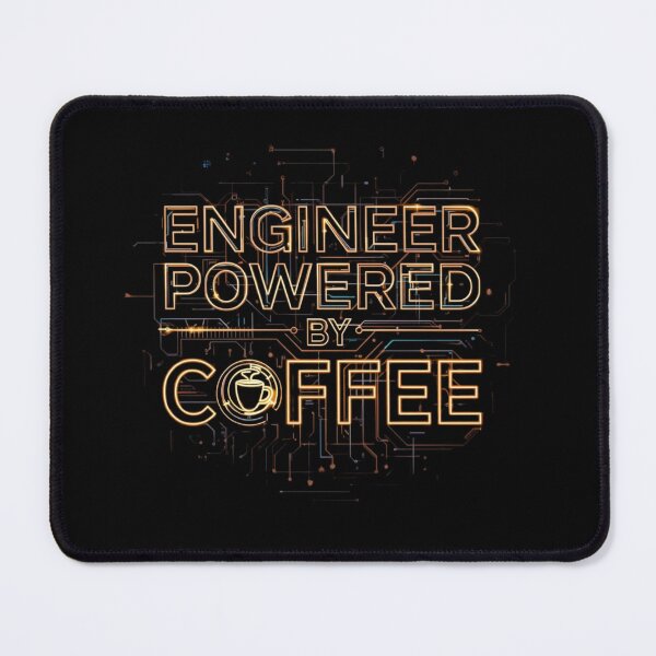 Item preview, Engineer powered by coffee- coffee loverful design- Caffeine engineers  designed and sold by Happyhoo1.