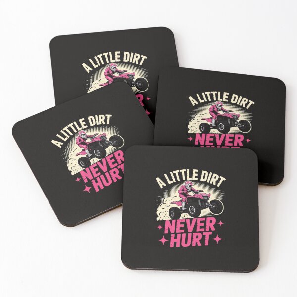 Item preview, A Little Dirt Never Hurt 4 Wheeler ATV Quad Kids Girls designed and sold by silladive.