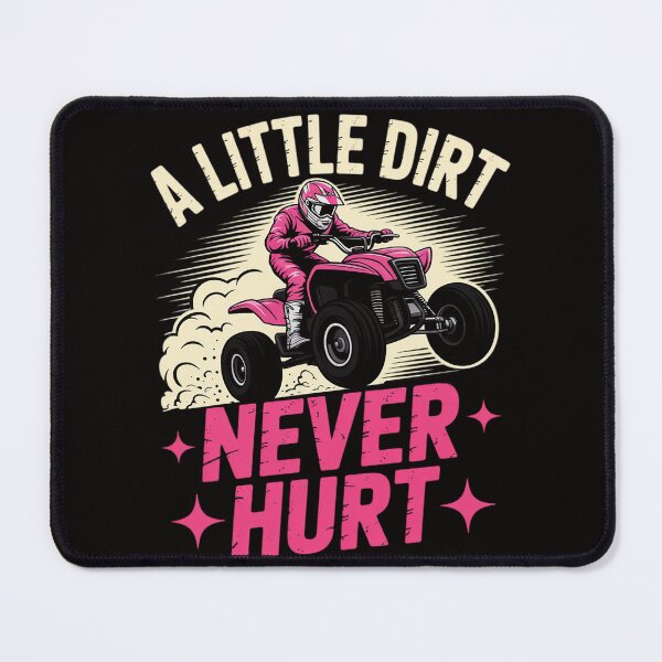 Item preview, A Little Dirt Never Hurt 4 Wheeler ATV Quad Kids Girls designed and sold by silladive.