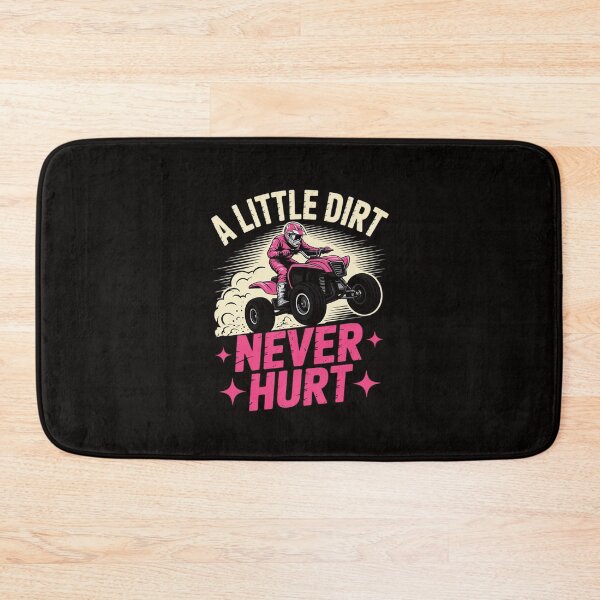 Item preview, A Little Dirt Never Hurt 4 Wheeler ATV Quad Kids Girls designed and sold by silladive.