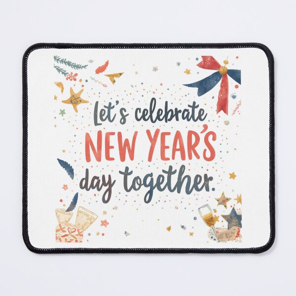 Item preview, Elegant happy new year 2026 floral border design with festive flowers and decorative elements perfect for celebratory invitations and greeting cards designed and sold by PWDigitalArt.