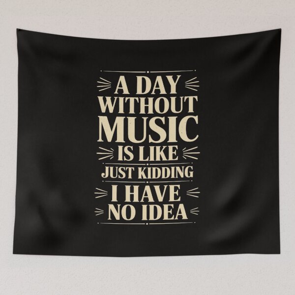 Item preview, A Day Without Music for Teenage Girls and Boys designed and sold by silladive.