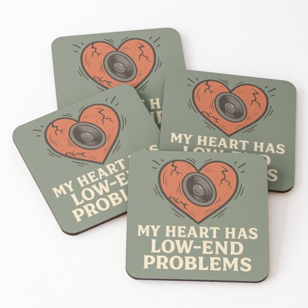 Item preview, My Heart Has Low-End Problems designed and sold by peaknerd.