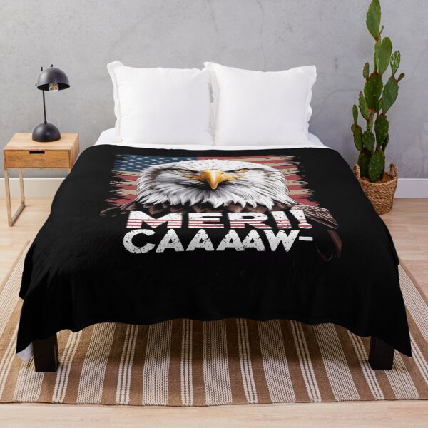 Item preview, Funny meri-caw eagle mullet 4th Of July usa flag meri-caw designed and sold by itsnothatweird.