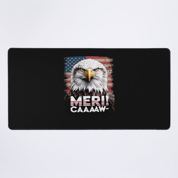 Item preview, Funny meri-caw eagle mullet 4th Of July usa flag meri-caw designed and sold by itsnothatweird.