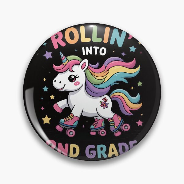 Item preview, 2nd Grade Back To School First Day Girl Rollin Unicorn designed and sold by silladive.