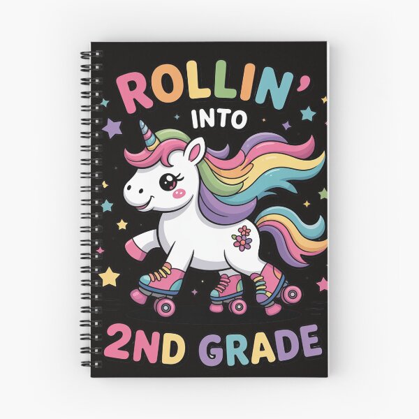 Item preview, 2nd Grade Back To School First Day Girl Rollin Unicorn designed and sold by silladive.