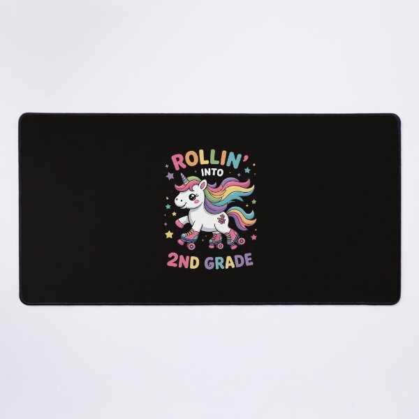Item preview, 2nd Grade Back To School First Day Girl Rollin Unicorn designed and sold by silladive.