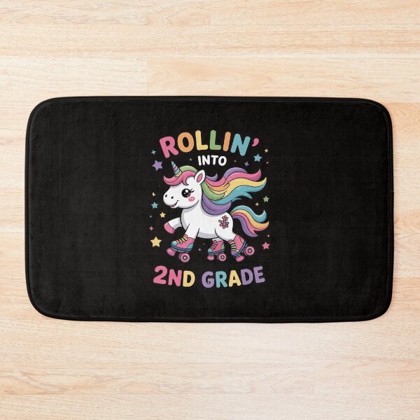 Item preview, 2nd Grade Back To School First Day Girl Rollin Unicorn designed and sold by silladive.