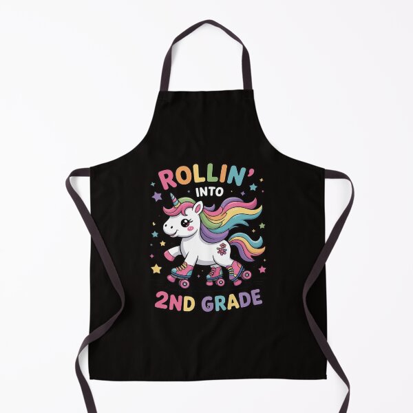 Item preview, 2nd Grade Back To School First Day Girl Rollin Unicorn designed and sold by silladive.