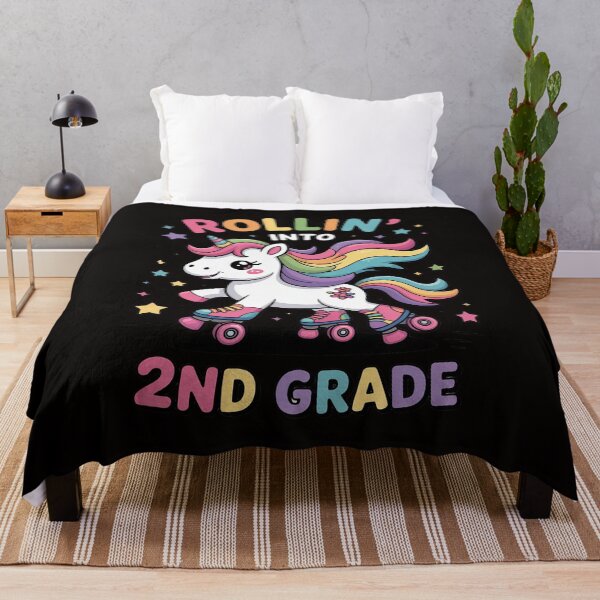 Item preview, 2nd Grade Back To School First Day Girl Rollin Unicorn designed and sold by silladive.