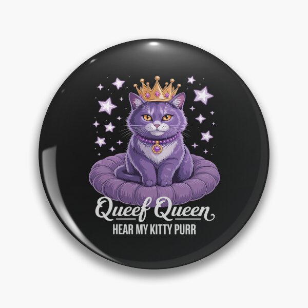 Item preview, Funny Queef Queen Cat Inappropriate Dirty Adult Humor Jokes designed and sold by itsnothatweird.
