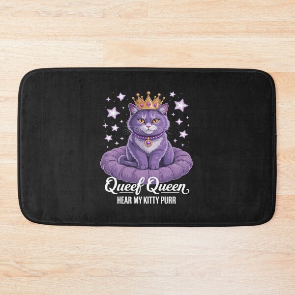Item preview, Funny Queef Queen Cat Inappropriate Dirty Adult Humor Jokes designed and sold by itsnothatweird.
