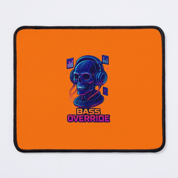 Item preview, Bass Override Skull Headphones Neon Orange Audio Power designed and sold by Kony83.