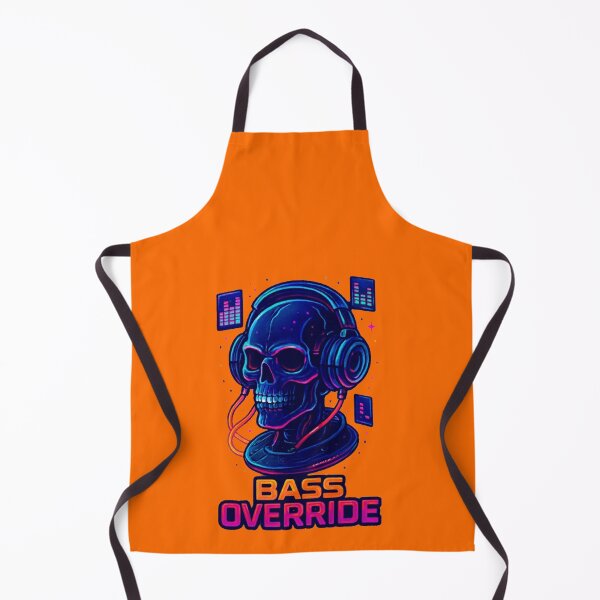 Item preview, Bass Override Skull Headphones Neon Orange Audio Power designed and sold by Kony83.