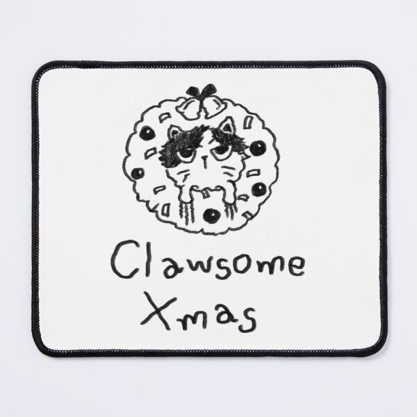 Item preview, Santa Claws Cat Lover Gift Funny Xmas doodle hand drawn designed and sold by JiraVibes.