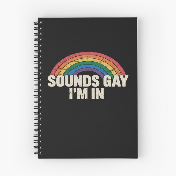 Item preview, Funny sounds gay I'm in with rainbow flag for pride month designed and sold by itsnothatweird.