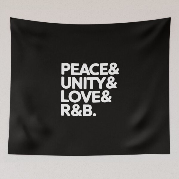 Item preview, Peace Unity Love & R&B RnB Soul Music Lovers designed and sold by silladive.