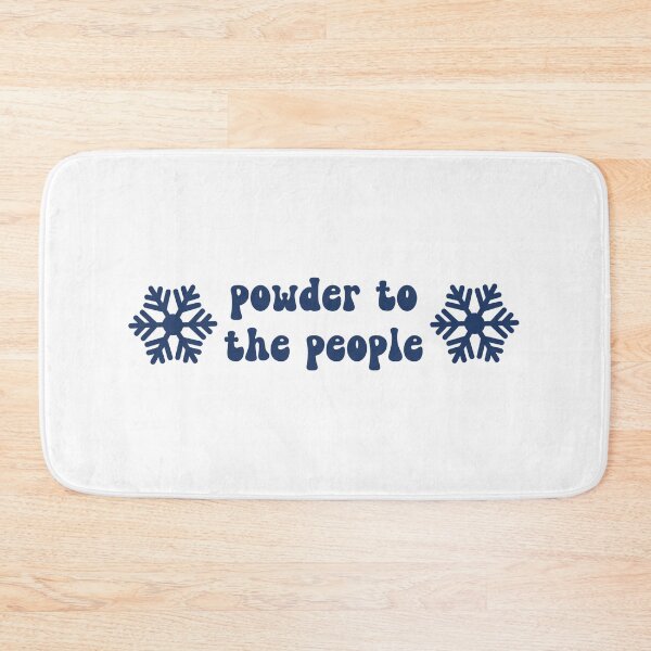 Item preview, Powder to the People Snowflakes designed and sold by coffeepolicy.