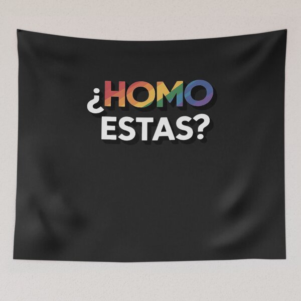 Item preview, Funny Spanish Gay Pride Month LGBTQ Rainbow Flag designed and sold by itsnothatweird.
