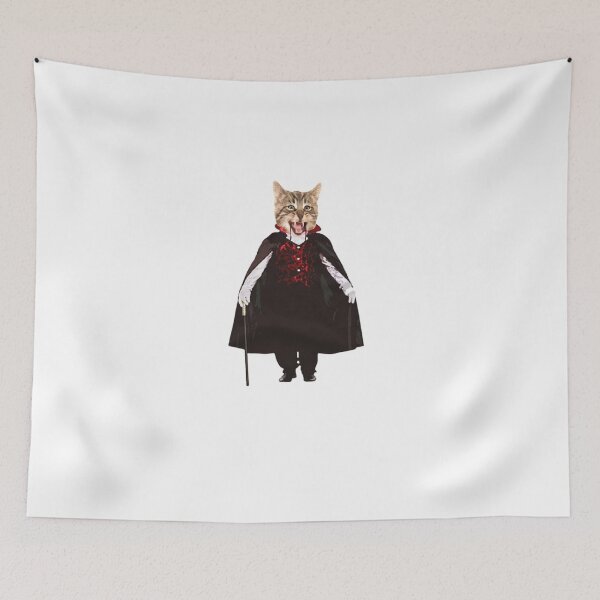 Item preview, Catcula Cat Kitten Dracula Cute Funny Halloween designed and sold by khorbiasieno.