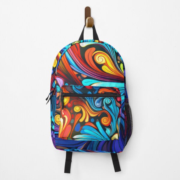 Item preview, Vibrant Psychedelic Colorful 1960's Fancy Ornate Abstract Swirls designed and sold by DEC02.