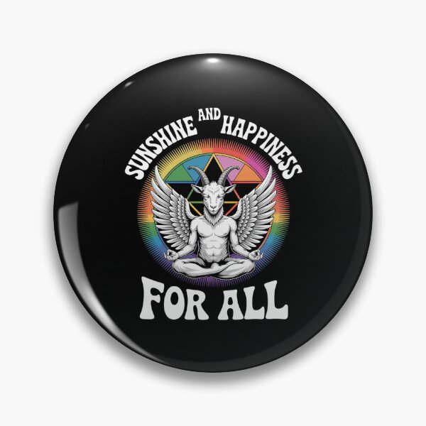 Item preview, Funny Sunshine and Happiness For All LGBT Gay Pride Baphomet designed and sold by itsnothatweird.