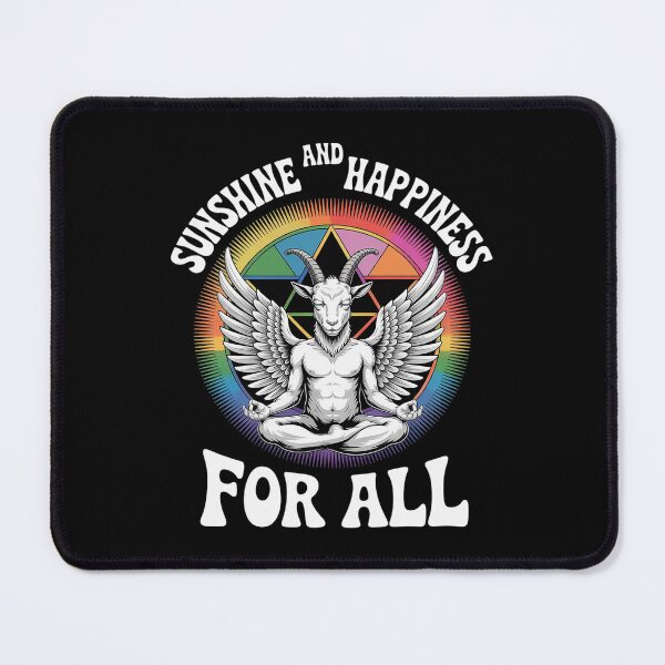 Item preview, Funny Sunshine and Happiness For All LGBT Gay Pride Baphomet designed and sold by itsnothatweird.
