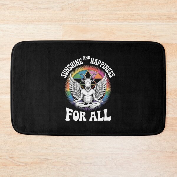 Item preview, Funny Sunshine and Happiness For All LGBT Gay Pride Baphomet designed and sold by itsnothatweird.